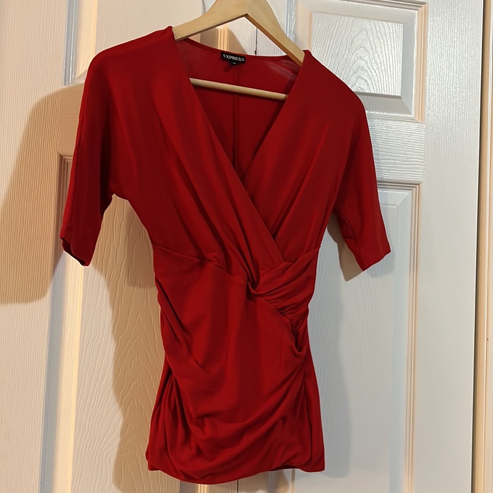 Express Vneck “wrap” shirt